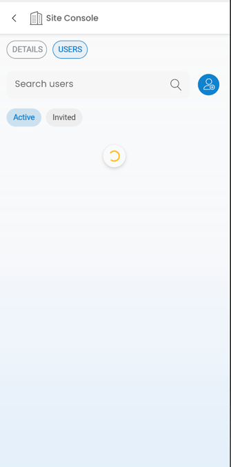 mobile site console