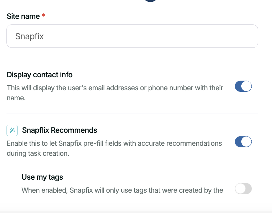 What is Snapfix Recommends?